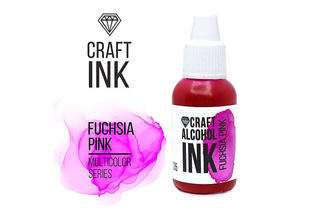 Алкогольные чернила Craft Alcohol INK, Fuchsia Pink, 20мл
