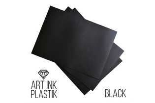 Пластик Art Ink Plastik Black 35*50см, 5 шт для рисования алкогольными чернила