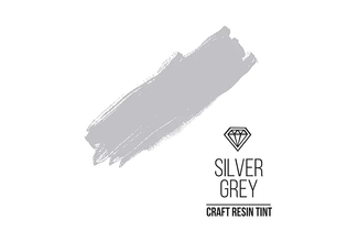 Краситель для смолы и полимеров CraftResinTint, SilverGrey, Серый серебристый