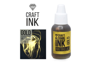 Алкогольные чернила Craft Alcohol INK, Gold (Золотой) (20мл)